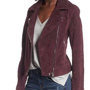 Blank NYC Maroon Suede Jacket